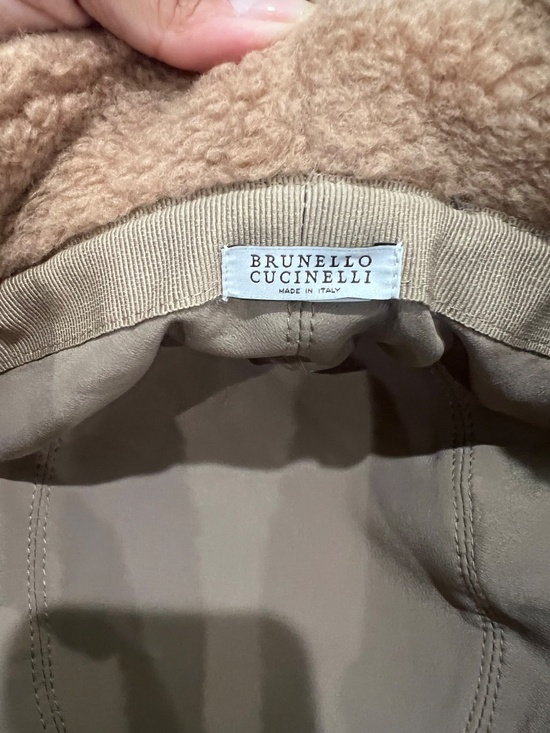 Brunello Cucinelli Wool-blend shearling bucket hat